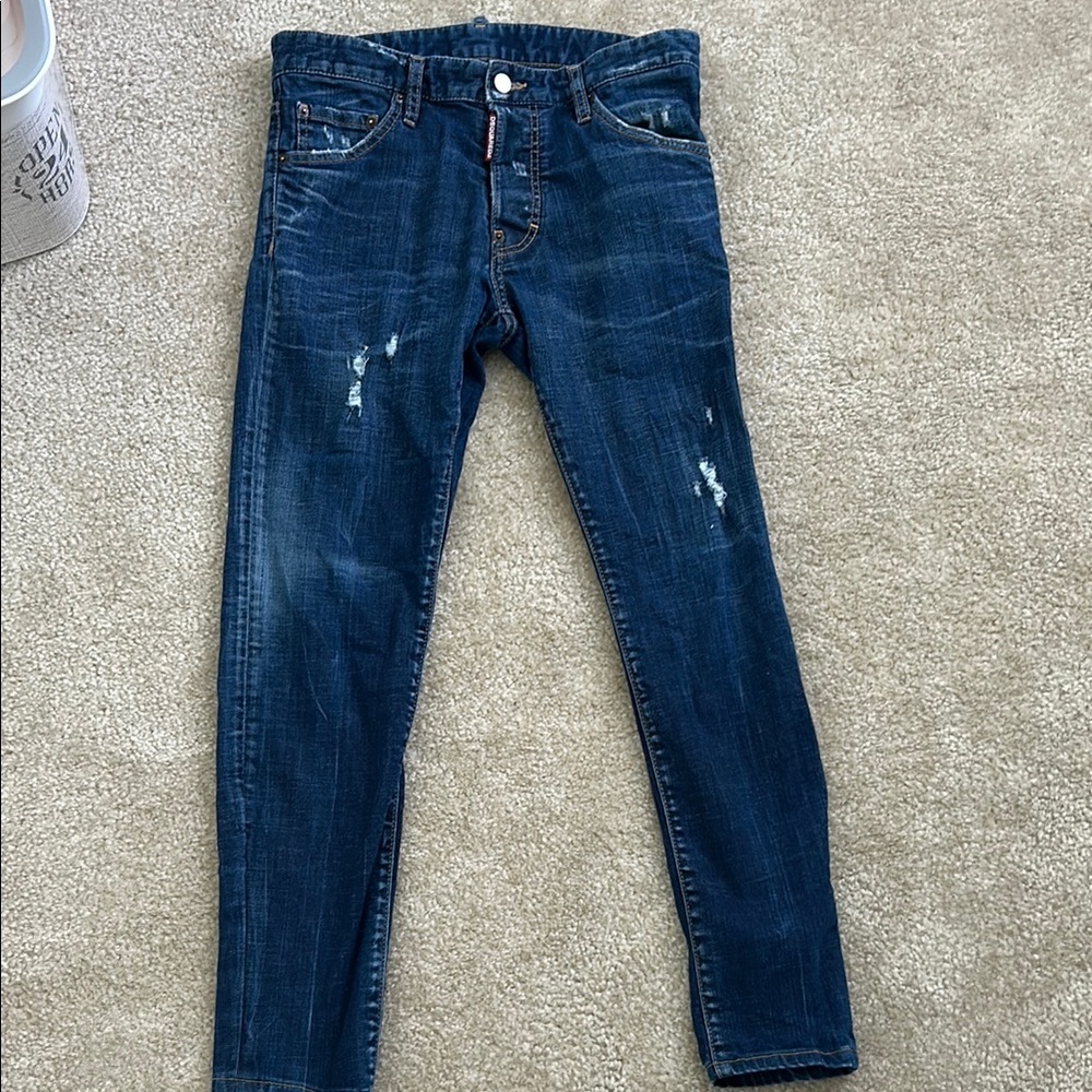 Dsquared2 Distressed Blue Jeans size 46